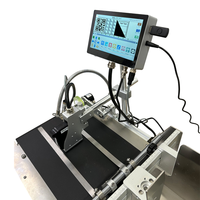 2026 New Manual Half One-inch TIJ Inkjet Label Printer for Water Bottle Expiration and Batch Coding
