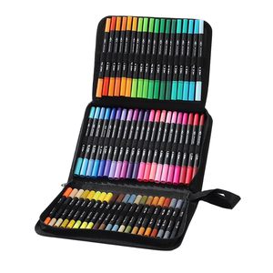 Marcadores de Arte de Doble Punta NOVISON, 60/120 Colores, Rotuladores de Acuarela y Dibujo - Product Image 1