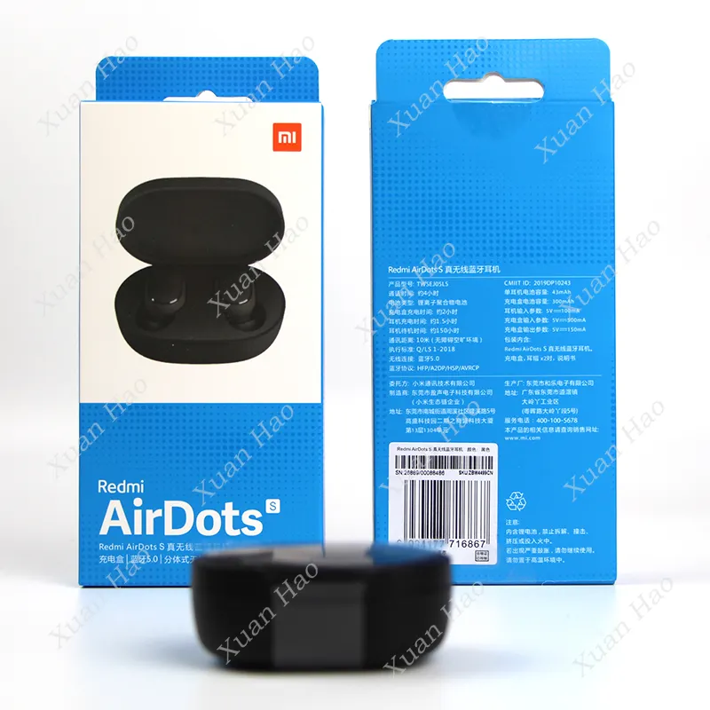 Original Xiaomi airdots 2 Basic wireless earphones Noise Cancelling earphone headset earbuds tws Redmi Airdots S