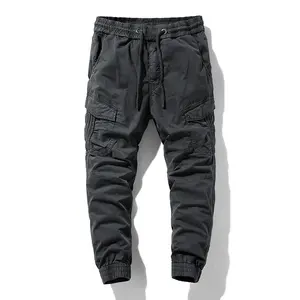 BAWANG CHENG Neues Design Cargo hose Herren Mode Schwarz Fitness Taktische Hose Jogging hose Jogger Herren Cargo hose