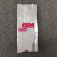 Sac d'emballage de sucettes glacées à trois côtés, sac d'emballage de sucettes glacées, sac en plastique jetable pour sucettes glacées