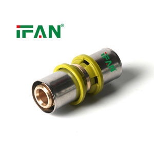 Conexiones PEX Certificadas IFAN, Conexión <span class=keywords><strong>Multicapa</strong></span> de <span class=keywords><strong>16</strong></span>-63 mm, Sistema de Gas, Color Amarillo, Conexiones de Presión PEX U-TH - Product Image 2