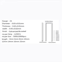 Furniture Sofa Galvanized Staples Wood Nails Stapler Pins Nail Fine Wire Staples Pins