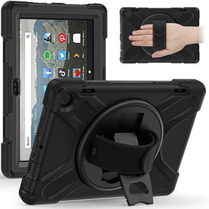 Étui robuste avec sangle pour <span class=keywords><strong>Amazon</strong></span> <span class=keywords><strong>Kindle</strong></span> Fire HD 8 2022, coque de <span class=keywords><strong>protection</strong></span> de tablette pour enfants, bandoulière intégrée - Product Image 2