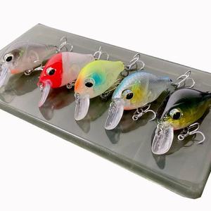 Mồi câu giả bằng nhựa hình cá nhỏ, ba móc câu, chất liệu thiếc mờ, kích thước 5,5 inch, trọng lượng 8g, dùng câu cá bass. - Product Image 4