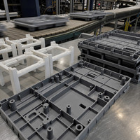 Moulage par injection de plastique électronique PE PP, pièces de boîtier OEM, service de moulage par injection certifié RoHS