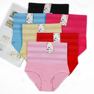 Bragas de algodón para <span class=keywords><strong>mujer</strong></span>, pantalones de cintura, ropa interior, talla grande, venta directa de fábrica, LICRA/algodón - Product Image 6