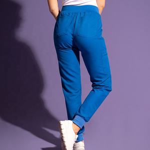 Pantalones de uniformes de enfermería para corredores azules - Product Image 2