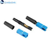 Venta Directa de Fábrica: Conector Rápido de Fibra Óptica FTTH SC-APC Preincrustado, de Montaje Rápido e Inserción Directa para Equipos de Fibra Óptica