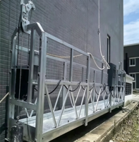 Plateforme suspendue galvanisée en poudre anti-corrosion pour travaux de construction urbaine