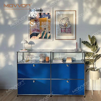 Maßgefertigter Metallschrank DIY Modular Möbel für Wohnzimmer Aufbewahrung Sideboard