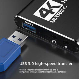 Carte de <span class=keywords><strong>capture</strong></span> vidéo USB 3 Type C 4K Hdmi, boîte d'équipement portable pour les jeux et la diffusion en direct - Product Image 5