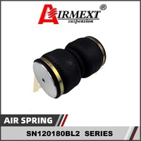 SN120180BL2/Fit Airforce coilover (pas de filetage M50 * 2) suspension pneumatique ressort pneumatique en caoutchouc à Double convolute/choc airbag