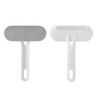 DS5218 brosse à cheveux double face pour chat grattoir à laine pour canapé épilateur pour manteau en laine épilateur collant pour animaux de compagnie rouleau à peluches