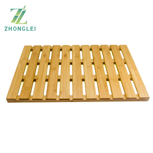 Manufacturer Bamboo <strong>Bath</strong> <strong>Mat</strong> Non Slip Bathroom Board <strong>Runner</strong> Natural Wood Slatted Shower <strong>Mat</strong> - Product Image 2