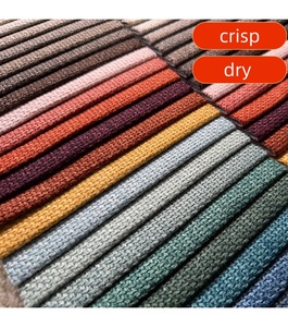 Tela Tejida 100% Poliéster de 340 g/m², Color Sólido, Tipo Lino, Apta para Tapicería de Sofás y Muebles - Product Image 4