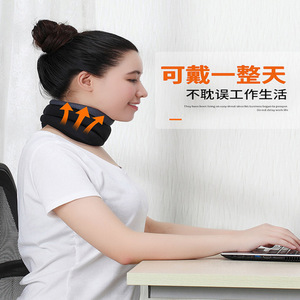 อุปกรณ์พยุงคอแบบไฟฟ้าพร้อมระบบทำความร้อน ชาร์จผ่าน USB ใช้แบตเตอรี่ลิเธียม เหมาะสำหรับใช้ในออฟฟิศและที่บ้าน เพื่อปกป้องต้นคอ - Product Image 3