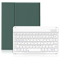 Kenke sarung magnetik Keyboard, sarung Tablet magnetik terhubung nirkabel IPad 10.9 inci dengan Slot pensil untuk IPad Air 4th 5th dapat diisi ulang