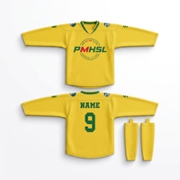 Jersey de hockey sobre hielo inverso sublimación por encargo