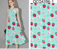 Yuhua populaire fruitkatoenen stof met aangepaste print