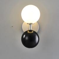 Lámpara de Pared Moderna Minimalista de Mármol y Vidrio con LED para Sala de Estar, Fondo de TV, Cuerpo de Hierro, Favorita de las Celebridades de Internet