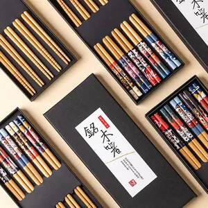 Stock Sushi Traditional Japanese Chopsticks Japanese Painted Bamboo Custom Chopsticks Japanese Chopsticks
