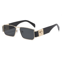 Nouvelles Lunettes de Soleil Carrées Plein Cadre UV400 Unisexe Rétro Tendance Mode Personnalisées Transfrontalières
