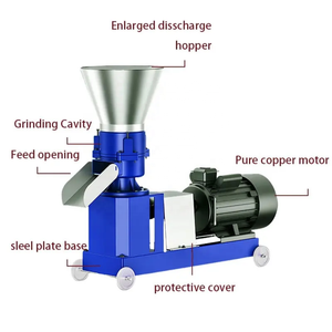 <span class=keywords><strong>Vente</strong></span> chaude Moulin à aliments pour animaux Fabrication de granulés Granulation Poulet Bétail Petit granulés d'aliments granulés - Product Image 2