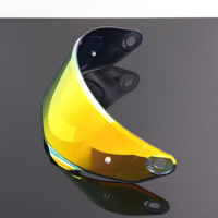 Visière de casque de moto pour HJC HJ41 V10, écran de remplacement en PC, protection UV, anti-rayures, lentille de casque intégral, coupe-vent