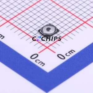 TS-1102-AR006016 Tactile Switch SMD Switch Single Pole Single Throw Round Button 1.6N Vertical Mount - Product Image 1