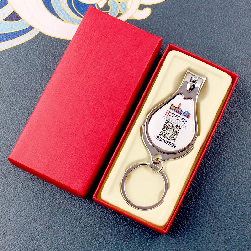 Customized logo personalized keychain key ring bottle opener