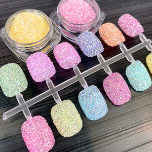 Paillettes hexagonales irisées Aurora, <span class=keywords><strong>26</strong></span> couleurs, mélange de paillettes fines, paillettes de diamant, poussière de paillettes non toxique pour la décoration des ongles, la résine, l'artisanat, les gobelets - Product Image 5