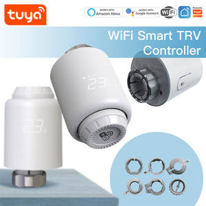 Умный Wi-Fi термостат с контроллером температуры подогрева пола, цифровой умный термостатический радиаторный клапан, PST-TRV603 - Product Image 4
