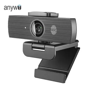 Anywii 8X变焦会议网络摄像机，用于实时流视频会议迷你超高清4k自动对焦内置降噪Wecam