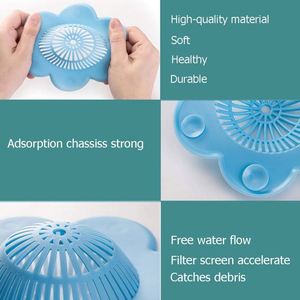 Attrape-cheveux durable en silicone pour douche, filtre à cheveux pour drain, attrape-cheveux durable en silicone - Product Image 4