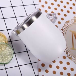 Mug à café isotherme personnalisé en acier inoxydable écologique à double paroi, sans pied, avec couvercle, capacité 350 ml, verres à boire en métal - Product Image 5