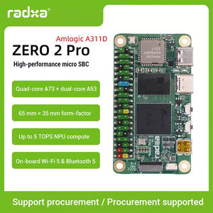 Radxa Zero 2 Pro A311D クアッドコア 4GB LPDDR4 32-128GB EMMC 4K60 Linux開発ボード WiFi5 Bluetooth5 USB3 Type-C - Product Image 3
