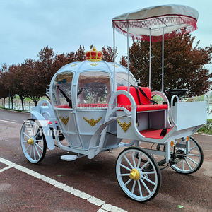 Chariot de Cendrillon électrique pour événement de mariage - Product Image 1