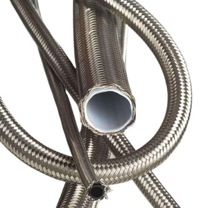 Mangueira Trançada de Malha de Aço Inoxidável 304 com Revestimento de PTFE, Alta Pressão 3000 Psig, Comprimento Personalizado - Product Image 1