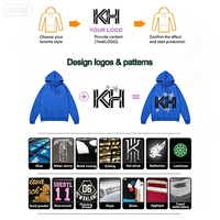 Sweat-shirts multi-poches sur mesure pour hommes avec design imprimé, mélange de coton, style sportif streetwear d'automne