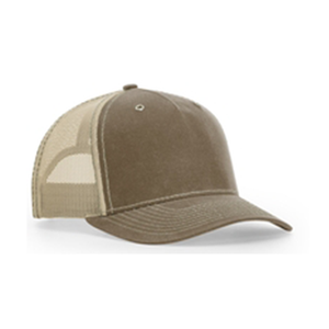 Casquette de camionneur unie personnalisée de haute qualité, Vêtements de travail Richardson vierge, Chapeau de camionneur <span class=keywords><strong>en</strong></span> maille de coton ciré - Product Image 6