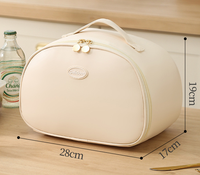 Sac à lunch isotherme semi-circulaire DICHOS, boîte à bento portable, double fermeture éclair, nouveau style pour les employés de bureau