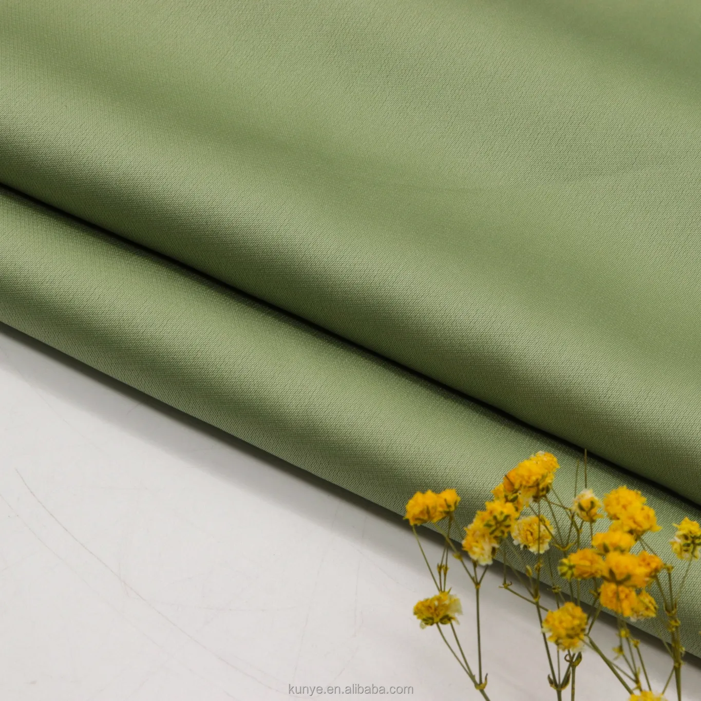 KUNYE circular NAIA fiber cellulose acetate fabric double silk satin for dress