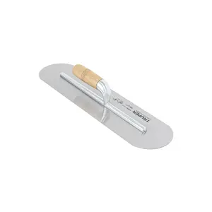 BOX 3 Paleta de esquinas redondeadas de 20' x 5' con mango de madera, TRUPER - Product Image 1