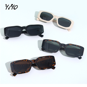 2023 Retro đa giác hình chữ nhật Kính mát phụ nữ thời trang thạch màu Eyewear <span class=keywords><strong>Shades</strong></span> UV400 người đàn ông vuông đầy màu sắc Gradient kính mặt trời - Product Image 6