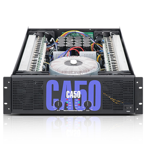 เครื่องขยายเสียงกำลังสูง OEM EIF CA50 ระดับมืออาชีพ คลาส H แบบสองช่องสัญญาณ 1100W/1750W/2350W 2/4/8 โอห์ม สำหรับการแสดงบนเวที โบสถ์ และดีเจ - Product Image 1