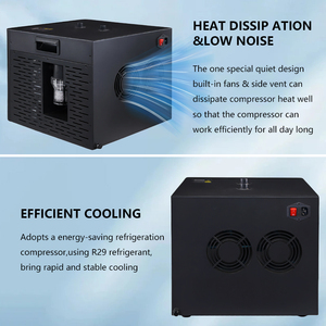 Machine de refroidissement pour bain de glace ZT Professional 1/3HP avec système de filtration d'eau, pompe de refroidissement pour bain froid pour la thérapie sportive - Product Image 3