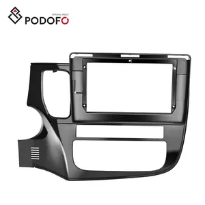 Podofo 10.1 "Autoradio Dedicated Frame für Mitsubishi Outlander 2016 Paint Black Car Fascias