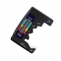 Probador de Baterías Digital Portátil BT-886 con Pantalla LCD, Detector de Nivel de Capacidad para Pilas AA, AAA, C, D, 9V, 1.5V y de Botón, 1 Año de Garantía