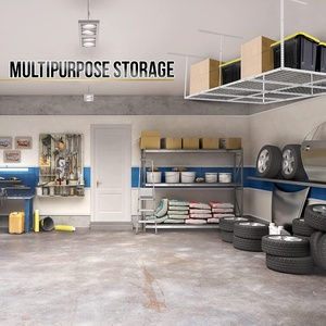 Étagère murale de rangement au <span class=keywords><strong>plafond</strong></span>, en acier inoxydable, système de Rack industriel, pour montage au <span class=keywords><strong>plafond</strong></span>, <span class=keywords><strong>Garage</strong></span> - Product Image 5